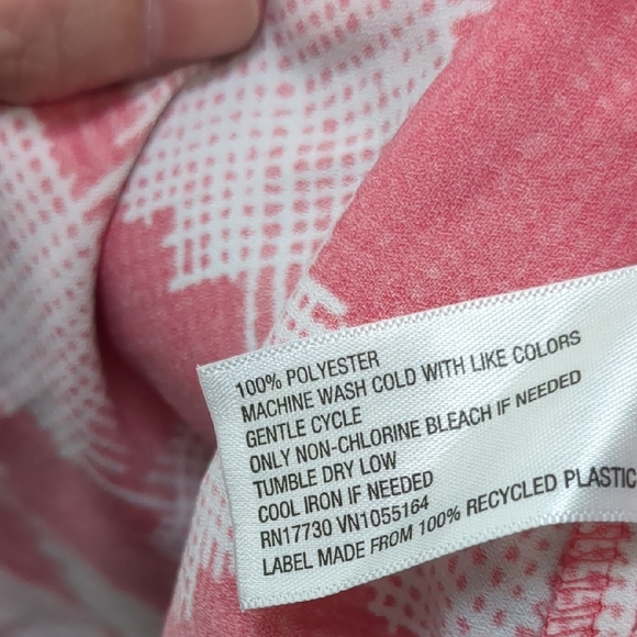 Merona‎ Pink Geometric Sleeveless Dress Size S Casual Pockets - Picture 9 of 10